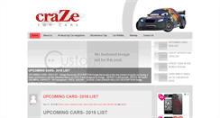Desktop Screenshot of crazeforcars.com